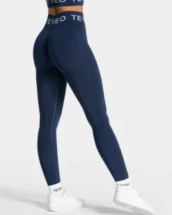 Discount Legging Signature Scrunch « bleu foncé » Femme Leggings