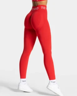Sale Legging Signature Scrunch « rouge » Femme Leggings