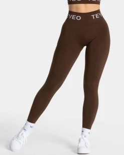 Fashion Legging Signature Scrunch « marron foncé » Femme Leggings