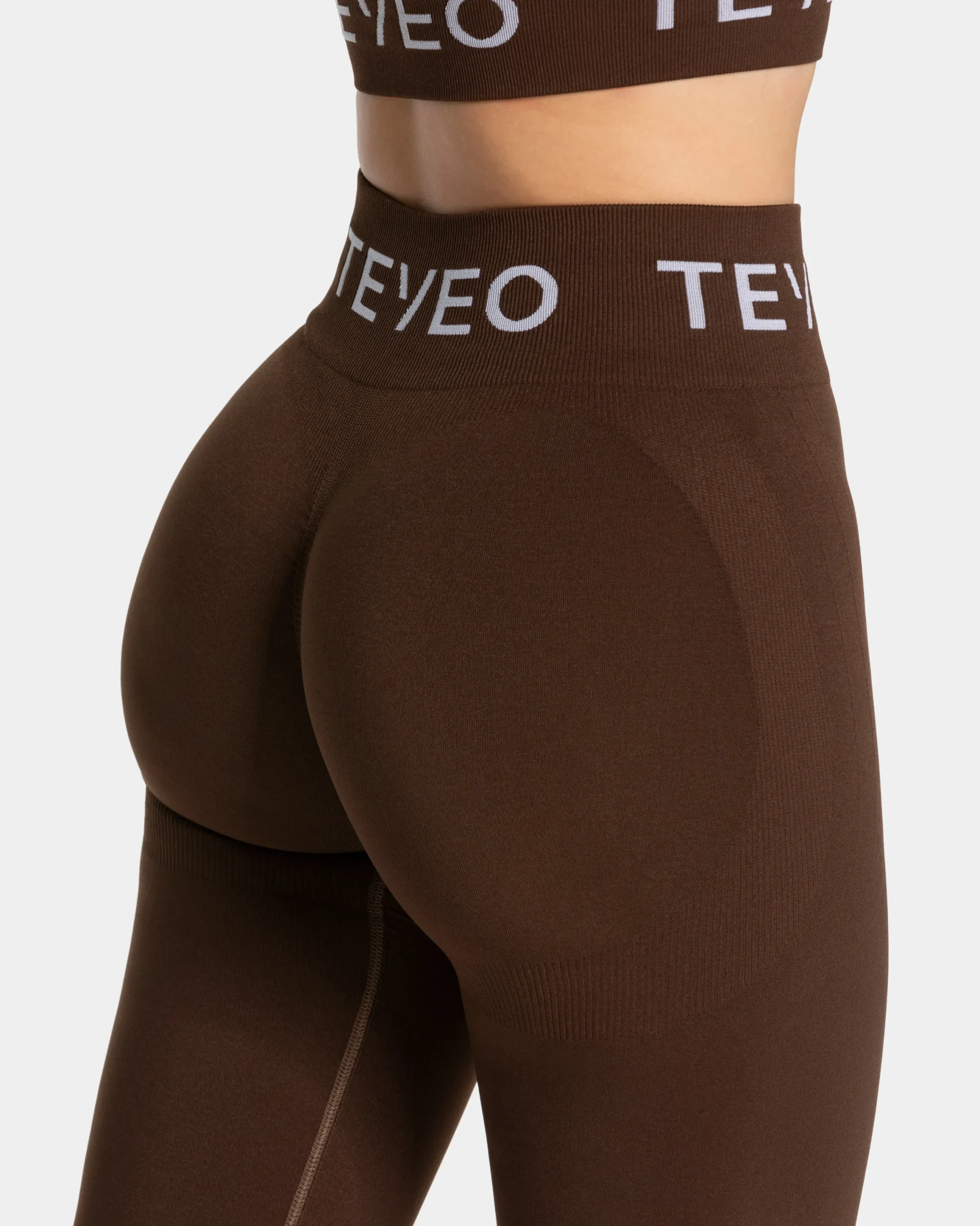 Fashion Legging Signature Scrunch « marron foncé » Femme Leggings