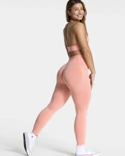 Hot Legging Signature Scrunch « Peach » Femme Leggings