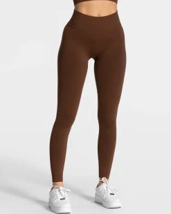 Hot Legging Statement Scrunch « café » Femme Leggings
