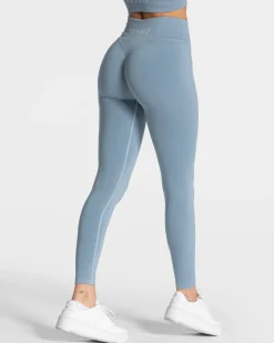 Outlet Legging Statement Scrunch « bleu acier » Femme Leggings