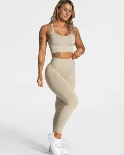 New Legging Statement Scrunch « sable » Femme Leggings