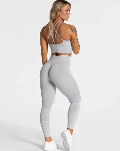 Sale Legging Statement Scrunch « gris clair » Femme Leggings