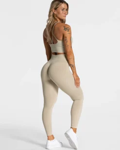 New Legging Statement Scrunch « sable » Femme Leggings