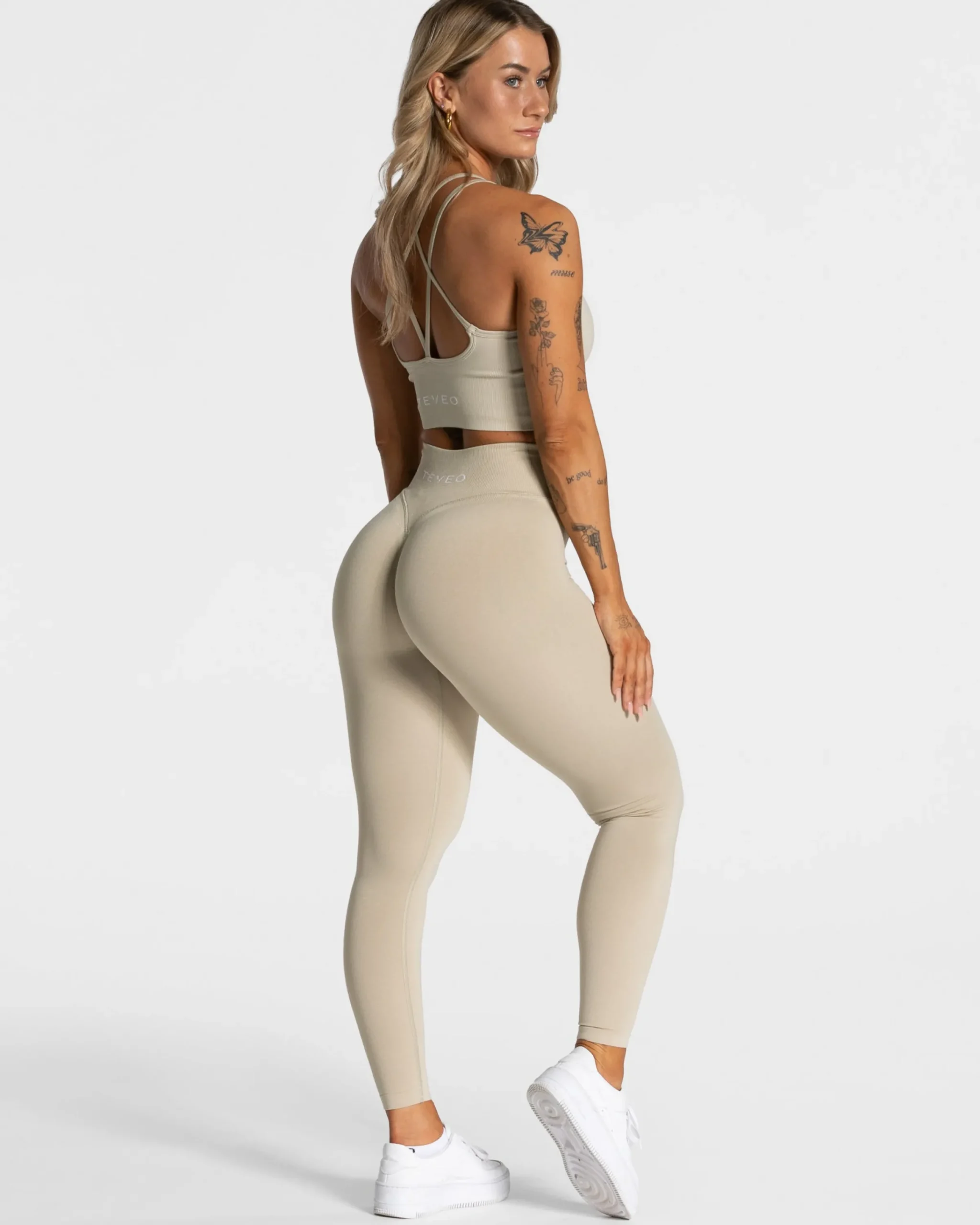 New Legging Statement Scrunch « sable » Femme Leggings
