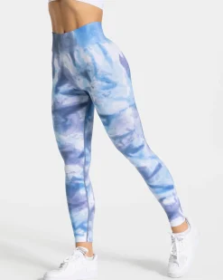 Outlet Legging Tie Dye Scrunch « Ocean » Femme Leggings