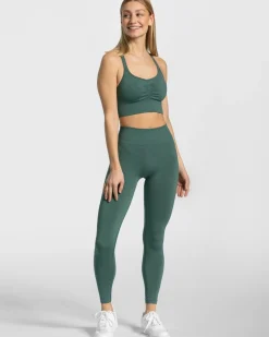 Discount Legging Timeless Scrunch « vert foncé » Femme Leggings