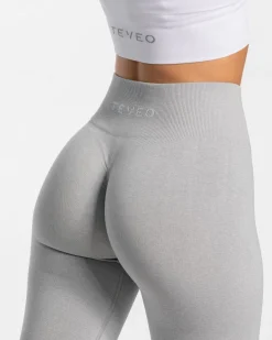 Sale Legging Timeless Scrunch « gris clair » Femme Leggings