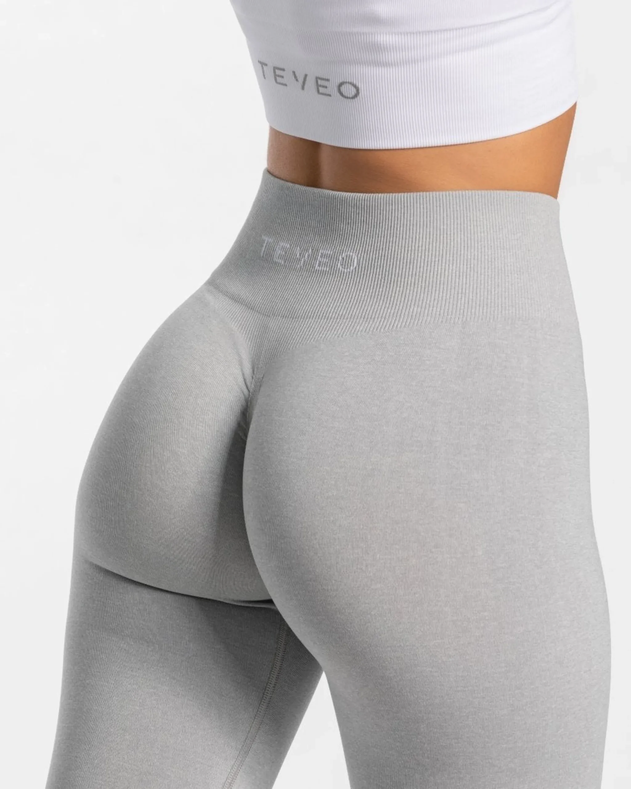 Sale Legging Timeless Scrunch « gris clair » Femme Leggings