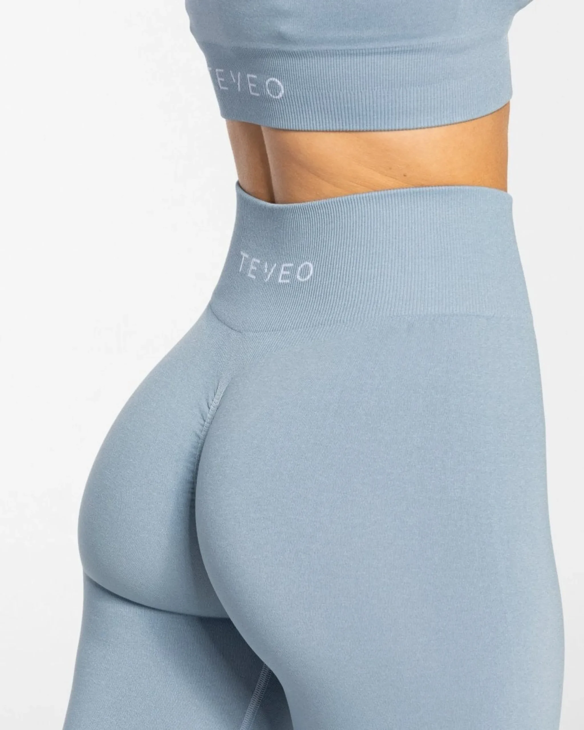 Discount Legging Timeless Scrunch « bleu acier » Femme Leggings