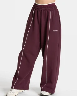 Fashion Pantalon de jogging Ignite Wide Leg « prune » Femme Pantalons De Jogging