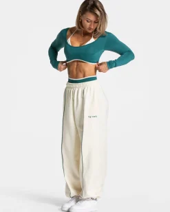Hot Pantalon de jogging Ignite Wide Leg « Off White » Femme Pantalons De Jogging