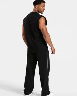 Hot Pantalon de jogging Ignite Straight Leg « noir-blanc » Homme Pantalons