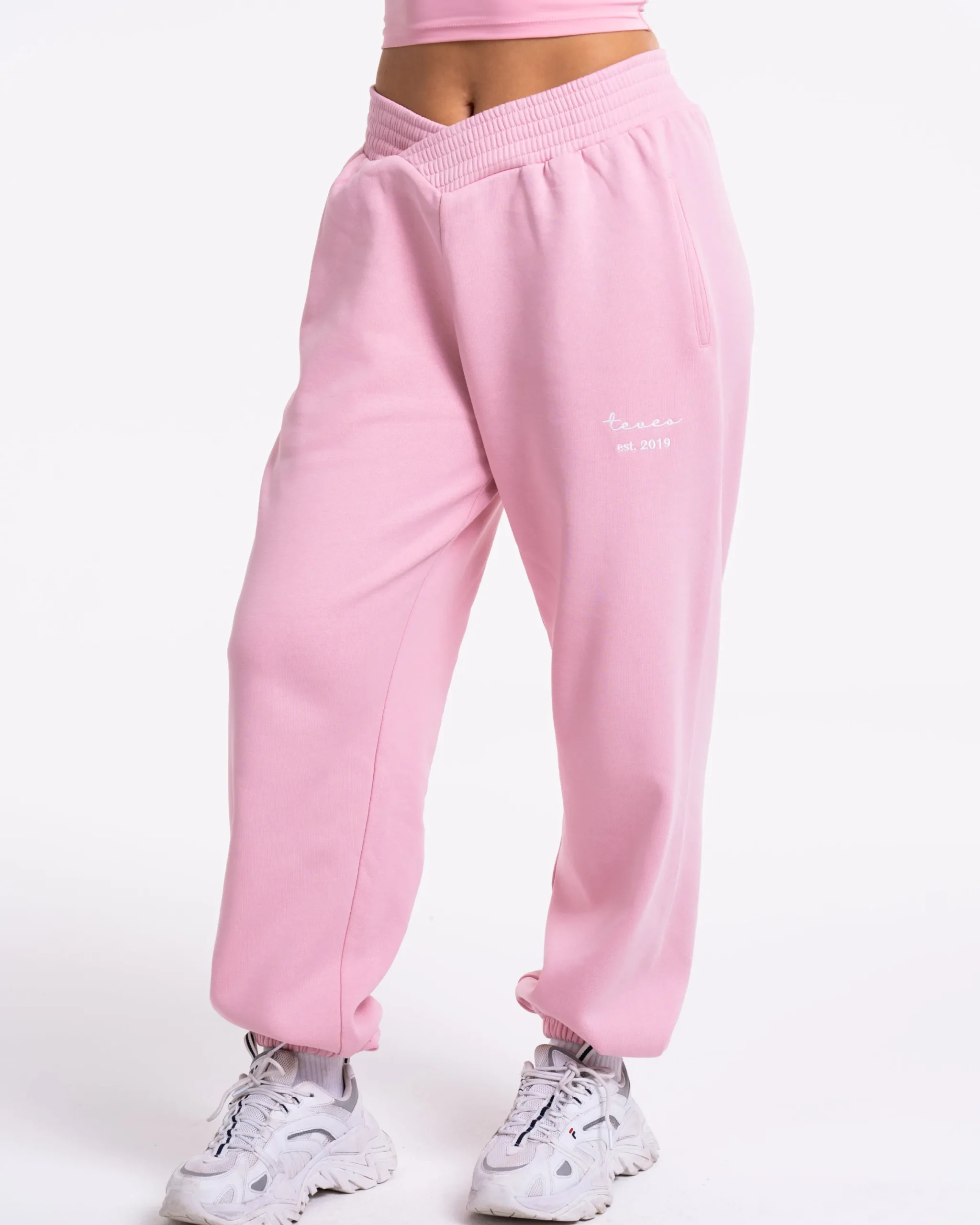 Sale Pantalon de jogging oversize Fearless V-Shape « rose » Femme Pantalons De Jogging