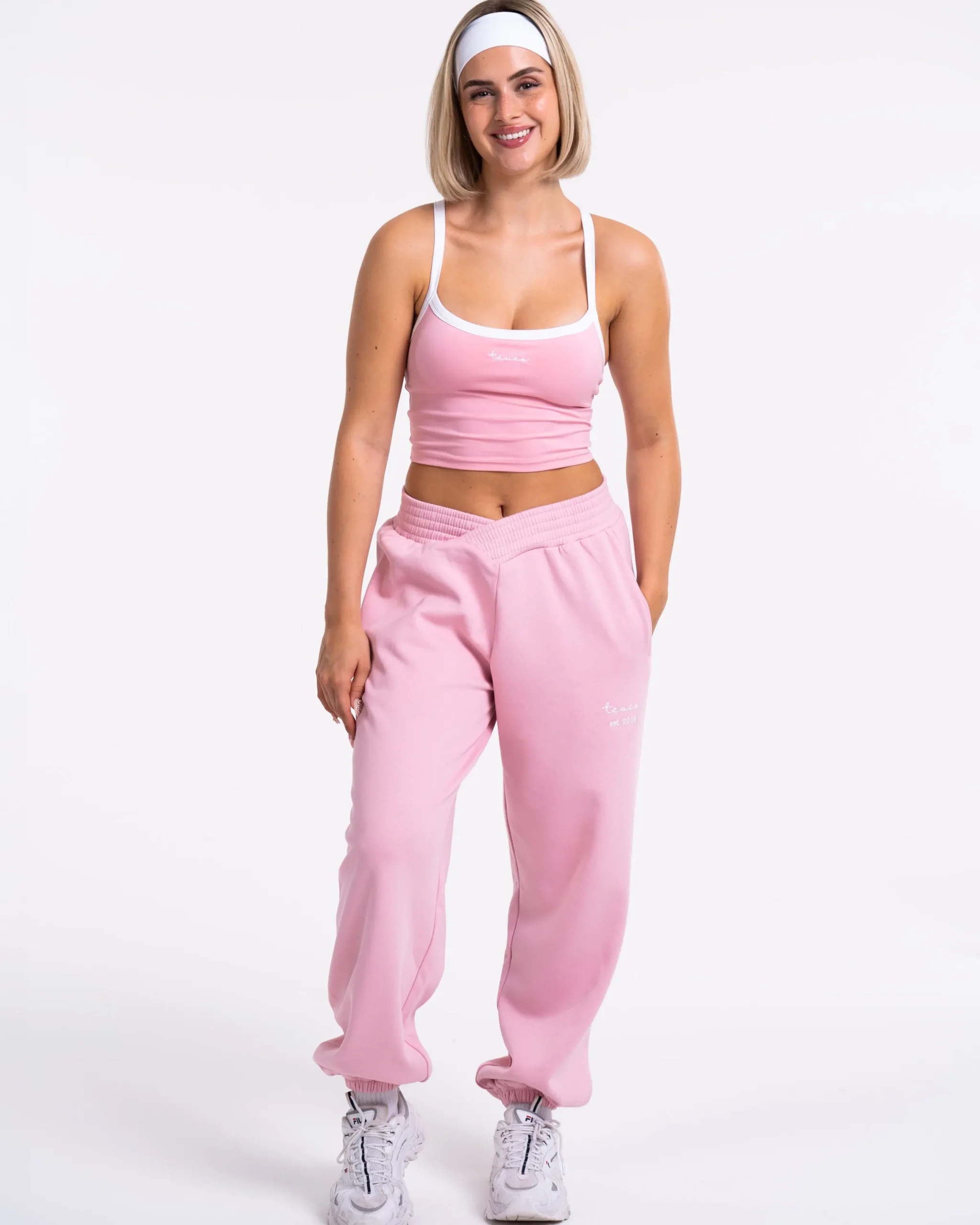 Sale Pantalon de jogging oversize Fearless V-Shape « rose » Femme Pantalons De Jogging