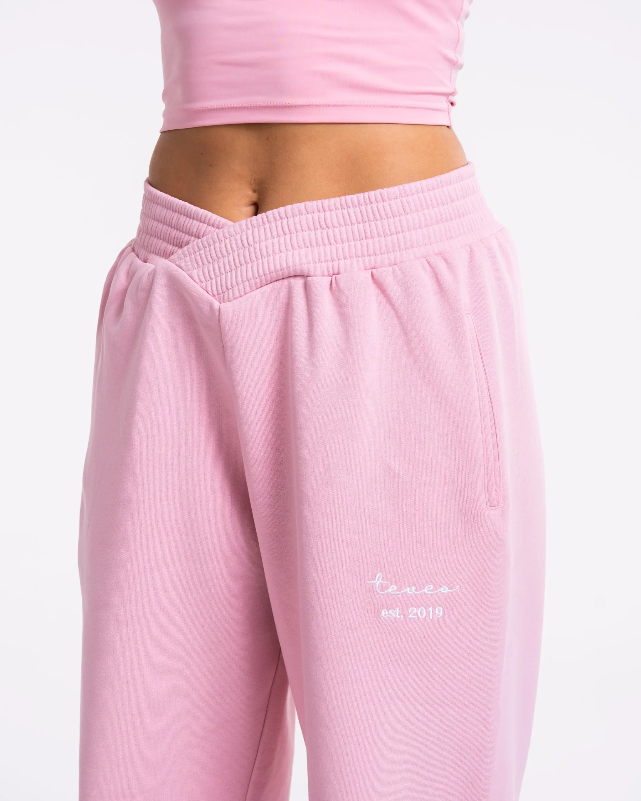 Sale Pantalon de jogging oversize Fearless V-Shape « rose » Femme Pantalons De Jogging