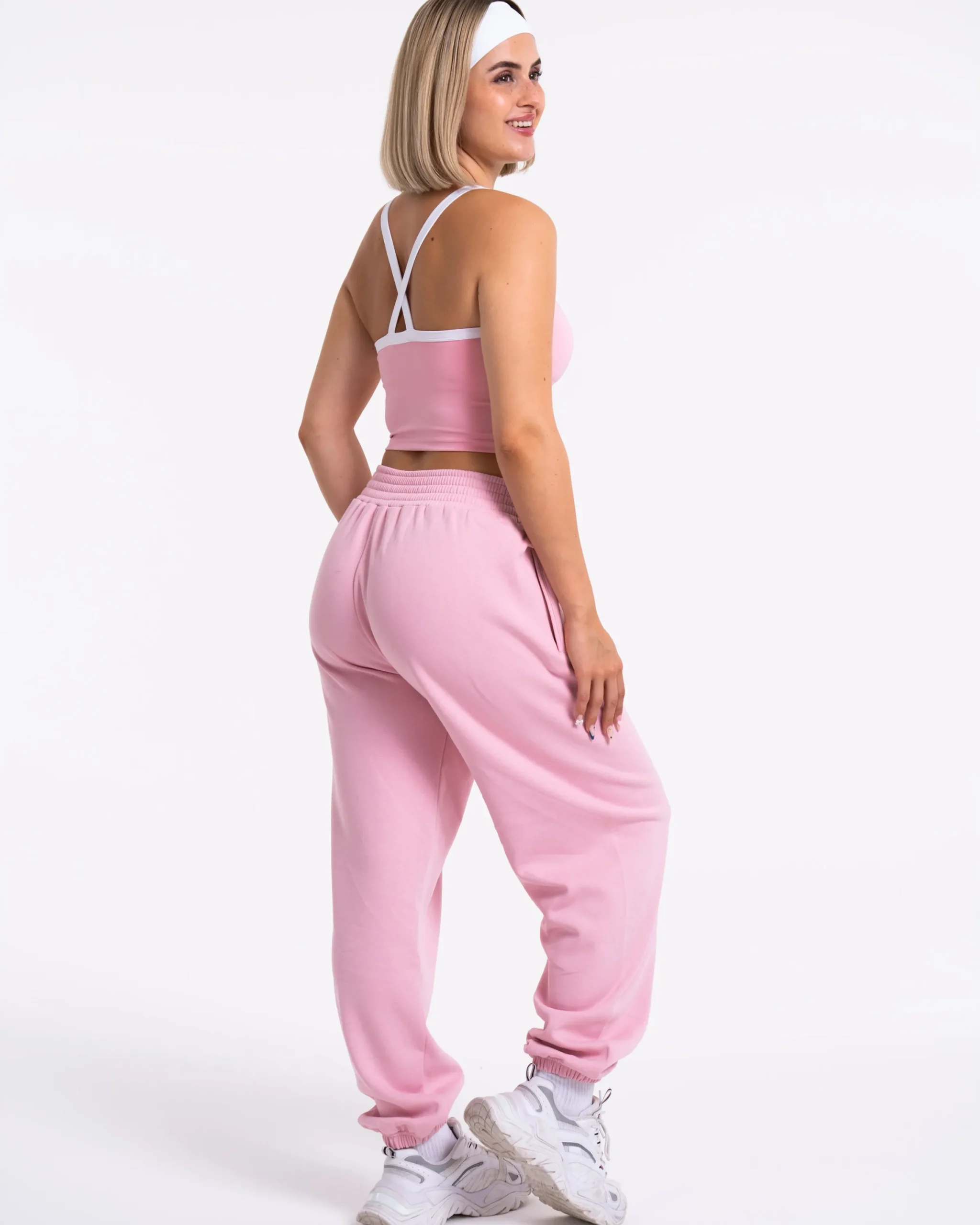 Sale Pantalon de jogging oversize Fearless V-Shape « rose » Femme Pantalons De Jogging
