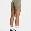 Online Short Covert Scrunch Signature « Kaki » Femme Shorts