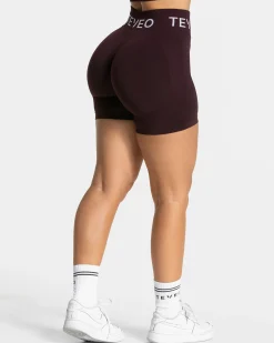 Clearance Short Covert Scrunch Signature « Merlot » Femme Shorts