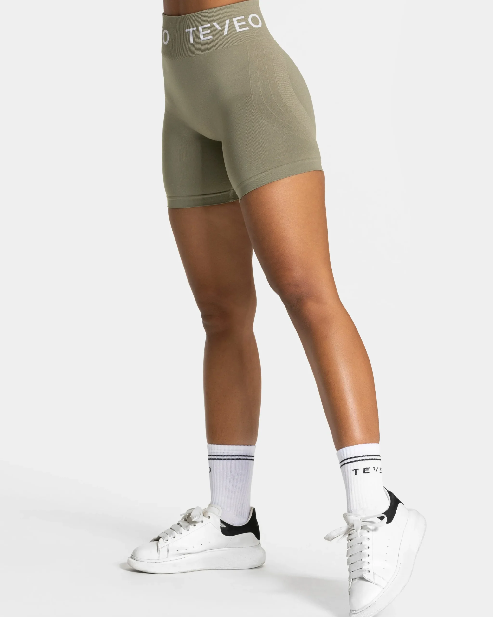 Online Short Covert Scrunch Signature « Kaki » Femme Shorts