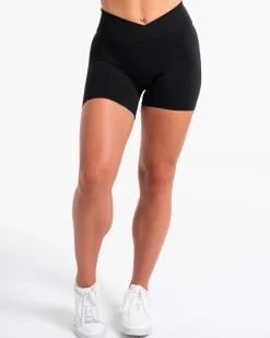 Sale Short Covert Scrunch V-Shape Fearless « noir » Femme Shorts