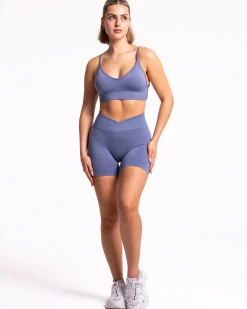 Discount Short Covert Scrunch V-Shape Fearless « bleu » Femme Shorts