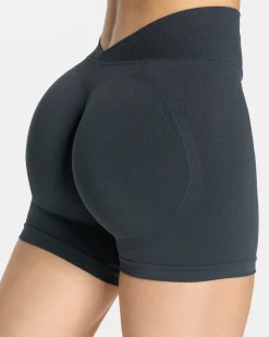 Best Short dos en V Covert scrunch Essence « Ebony » Femme Shorts