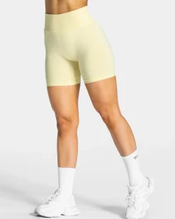 Outlet Short Femme Sculpt scrunch « jaune » Femme Shorts