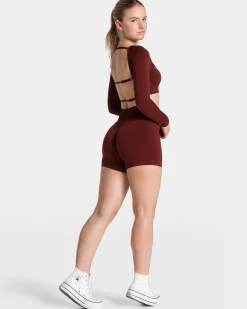 Best Short Femme Sculpt scrunch « bordeaux » Femme Shorts