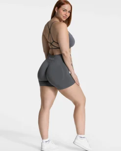 Fashion Short Pure Covert Scrunch « graphite » Femme Shorts
