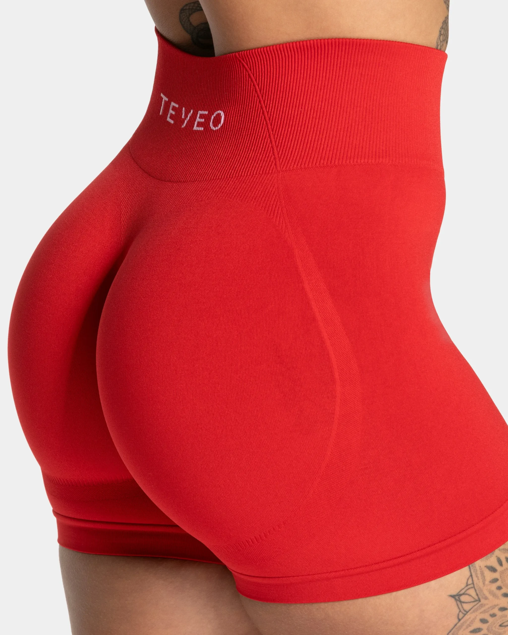 New Short Pure Covert Scrunch « rouge » Femme Shorts
