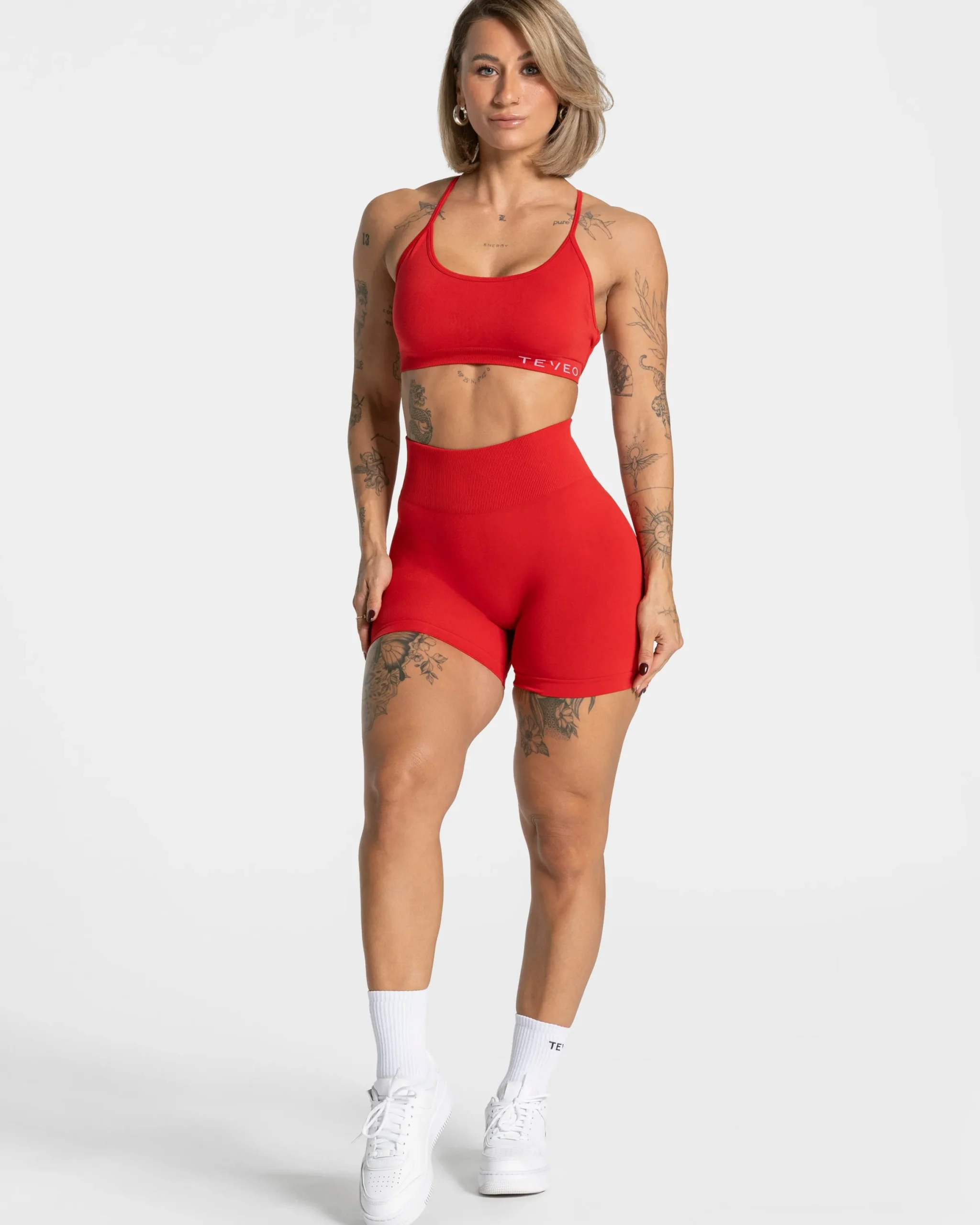 New Short Pure Covert Scrunch « rouge » Femme Shorts