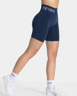 Sale Short Signature Scrunch « bleu foncé » Femme Shorts
