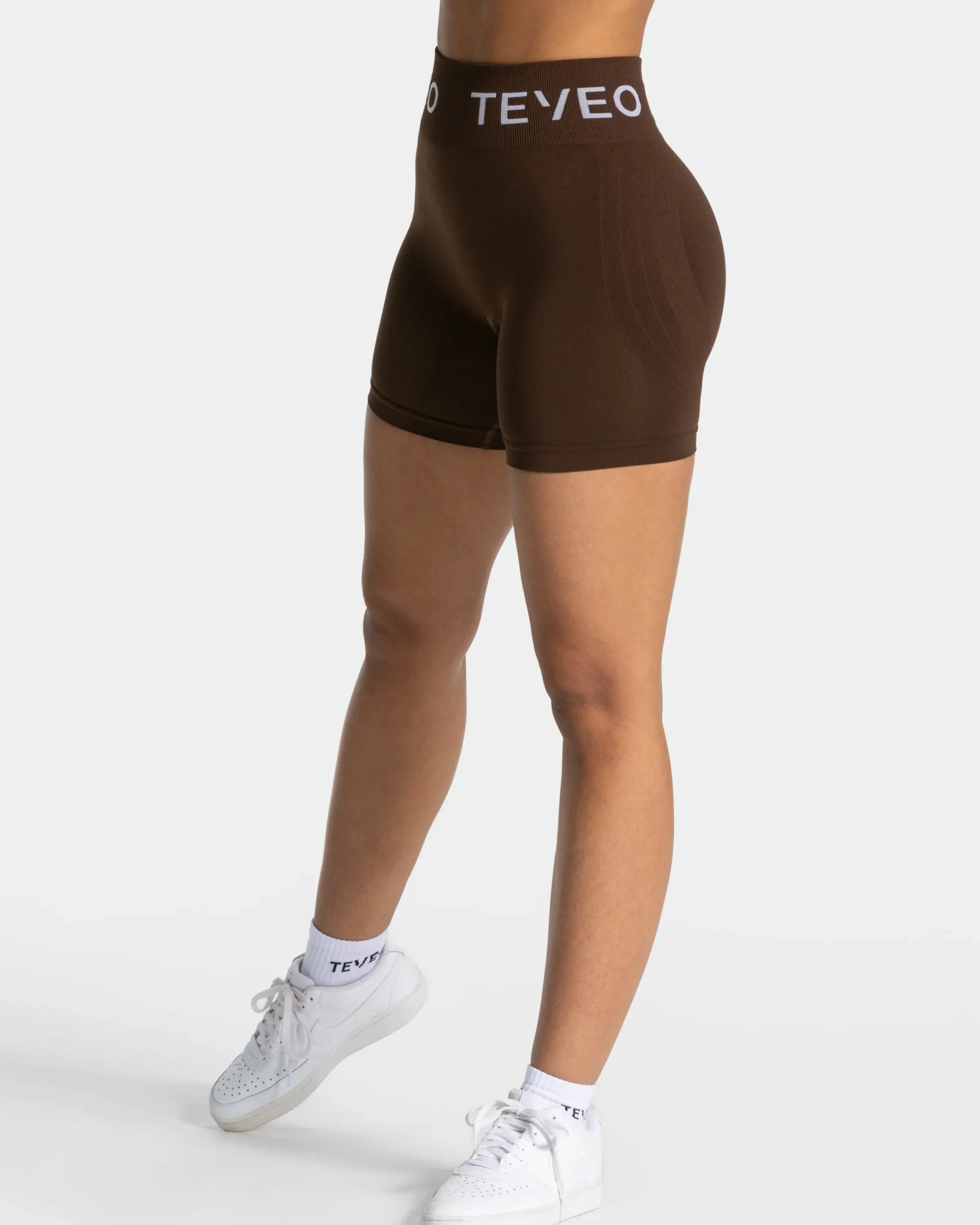 Best Short Signature Scrunch « marron foncé » Femme Shorts
