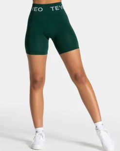Clearance Short Signature Scrunch « vert foncé » Femme Shorts