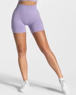 New Short Statement Scrunch « lilas » Femme Shorts
