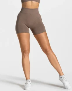 Discount Short Statement Scrunch « moka » Femme Shorts