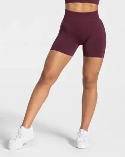 Outlet Short Statement Scrunch « prune » Femme Shorts