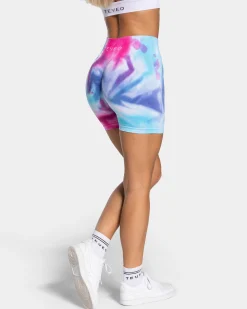 Clearance Short Tie Dye Scrunch « cold » Femme Shorts