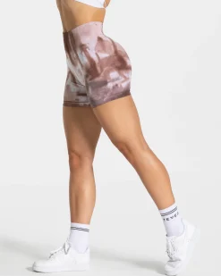 Online Short Tie Dye Scrunch « Earth » Femme Shorts