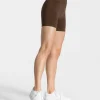 Discount Short Timeless Scrunch « marron foncé » Femme Shorts