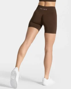 Discount Short Timeless Scrunch « marron foncé » Femme Shorts