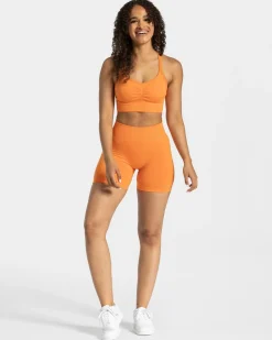 Hot Short Timeless Scrunch « orange » Femme Shorts