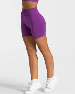 Discount Short Timeless Scrunch « violet » Femme Shorts