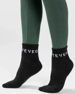 Fashion Socquettes « noir » (5 paires) Femme Chaussettes Et Sous-vêtements