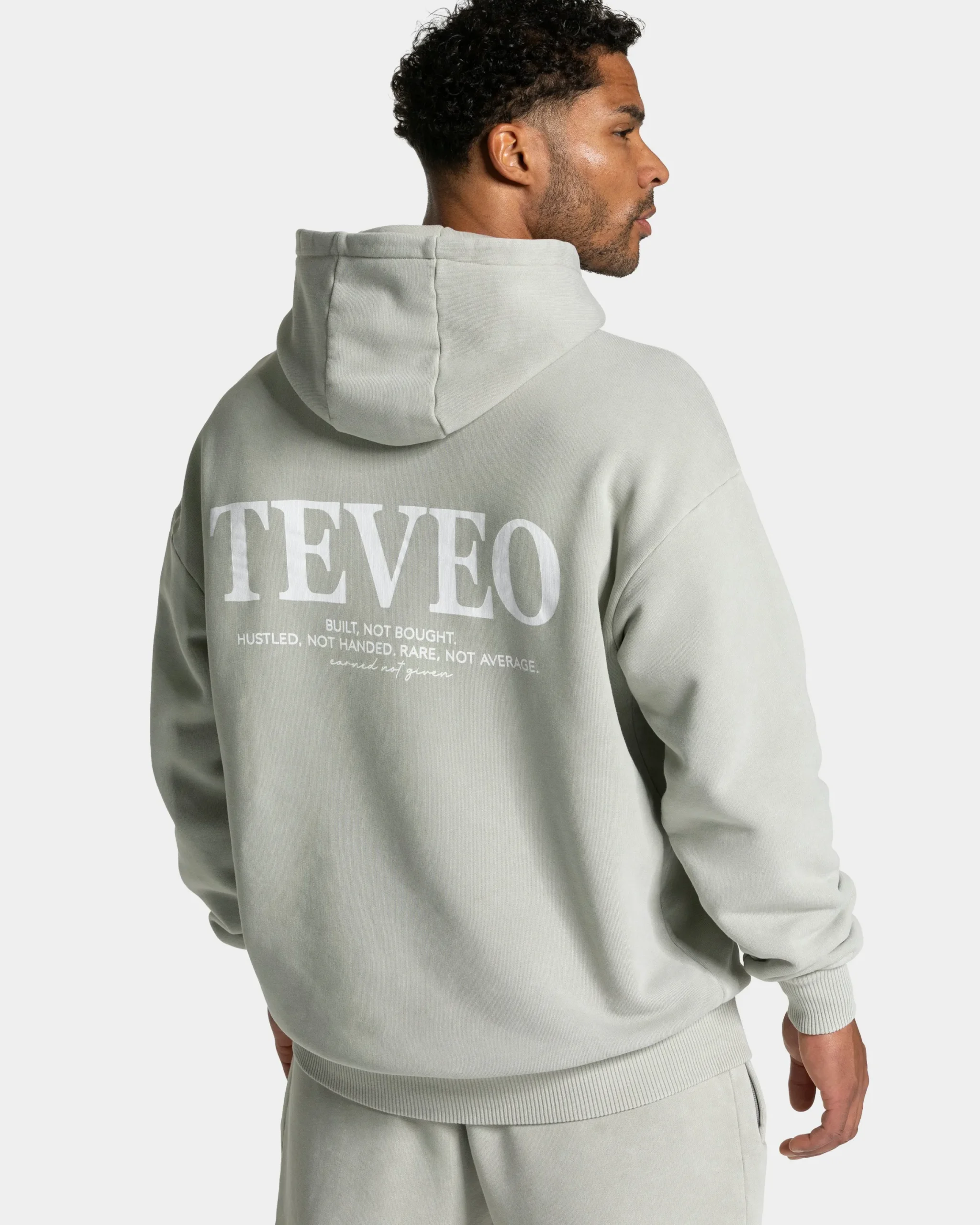Clearance Sweat à capuche Acid « vert sauge » Homme Sweats À Capuche Et Sweats Zippés