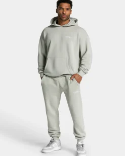 Clearance Sweat à capuche Acid « vert sauge » Homme Sweats À Capuche Et Sweats Zippés