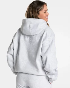 Discount Sweat à capuche oversize RI’VAIV « gris clair » Femme Sweats À Capuche Et Vestes De Sport